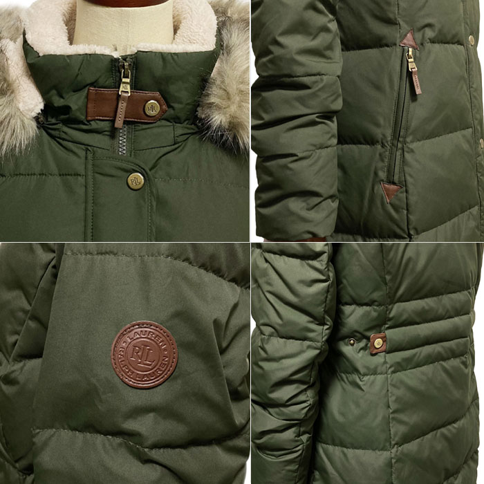 楽天市場】15%ローレン ラルフローレン レディース ファー フード付き