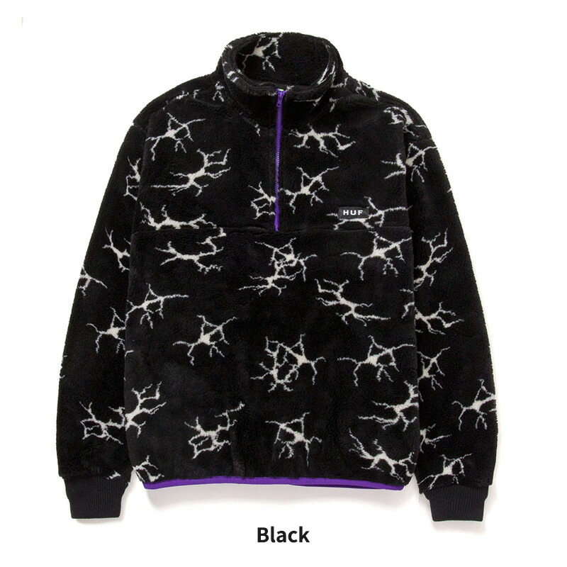 楽天市場】ハフ HUF QUAKE SHERPA 1 4 ZIP FLEECE フリース ハーフ