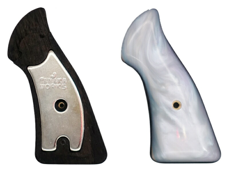 楽天市場】タナカ S&W Jフレーム スクエアバット用 木製グリップ +