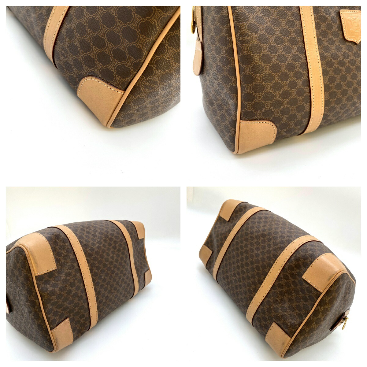 楽天市場】CELINE セリーヌ マカダム柄 M14 ボストン ボストンバッグ