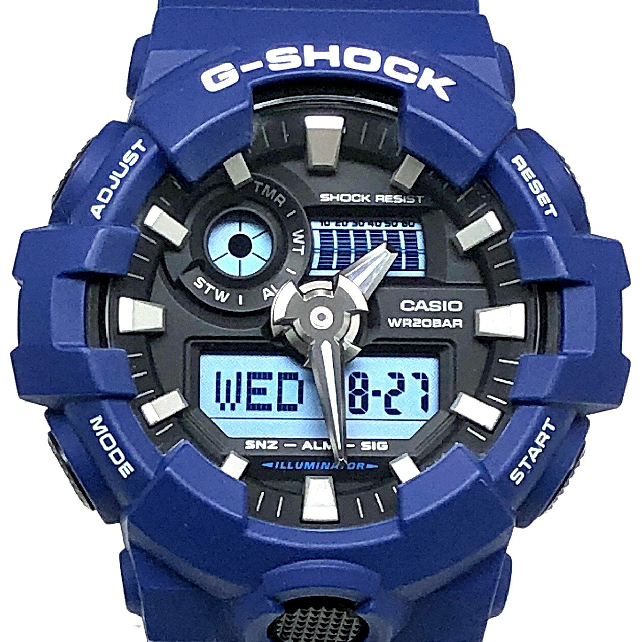 楽天市場】カシオ g-shock ネイビーブルーの通販