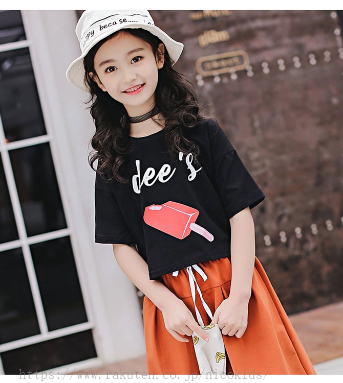 楽天市場】子供服 セットアップ キッズ 女の子 韓国子供服 夏 半袖 T