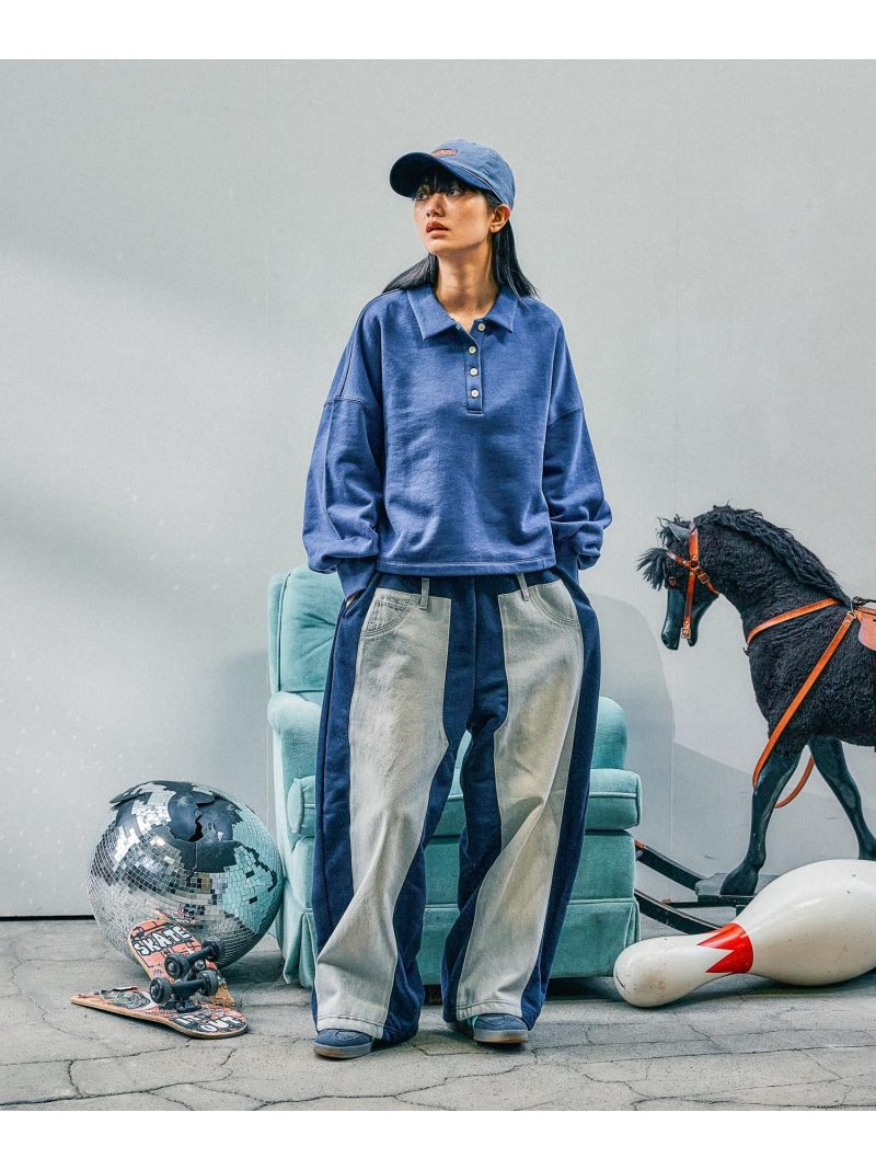 楽天市場】[MODE NORM CORE] デニムパッチワークパンツ niko and