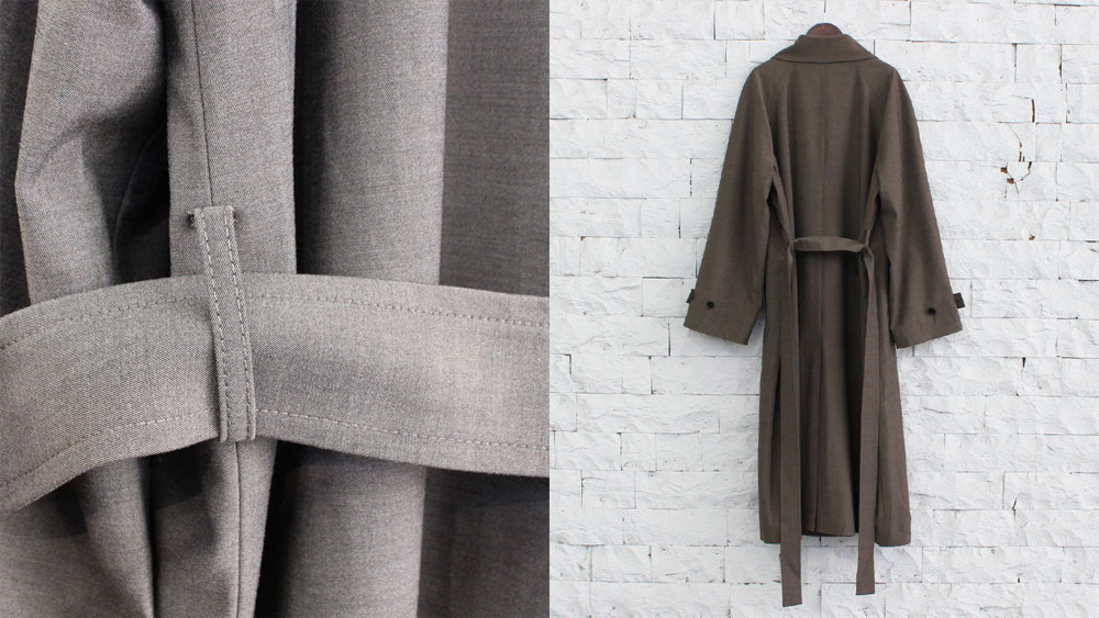 楽天市場】【s30】アンヌーク anuke ステンカラーラグランコート