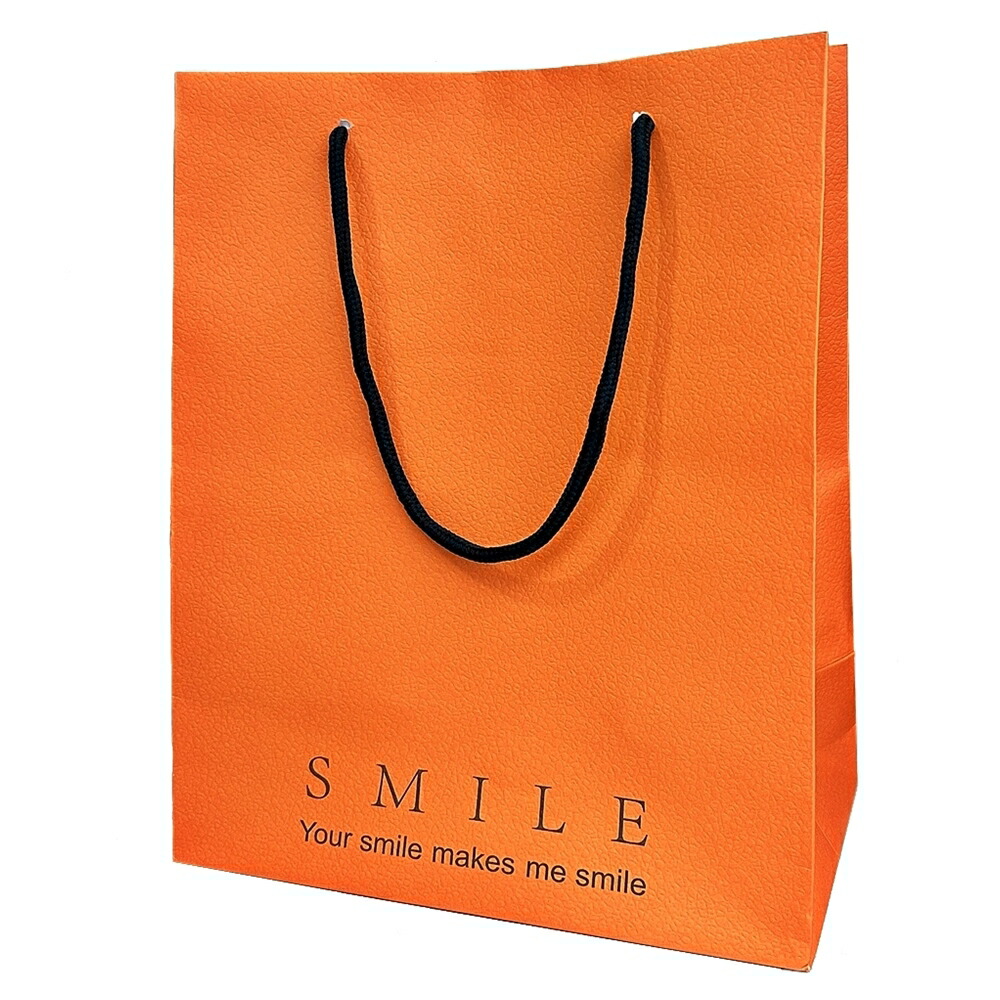 楽天市場】ブランド 紙袋 ショッパー（カラーオレンジ）の通販