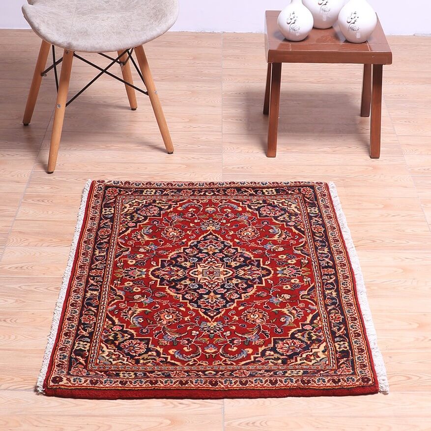 楽天市場】ペルシャ絨毯 イラン製 リビングサイズ 100×75cm 手織り