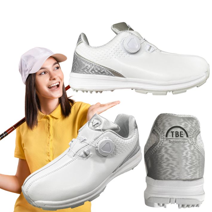 楽天市場】ゴルフ シューズ レディース スパイクレス ダイヤル式 靴紐