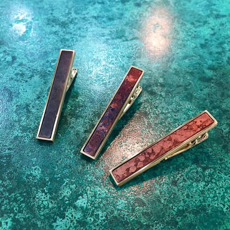 t*☆様 18K レトロなタイピン【m1521 骨董 ビンテージ ネクタイピン