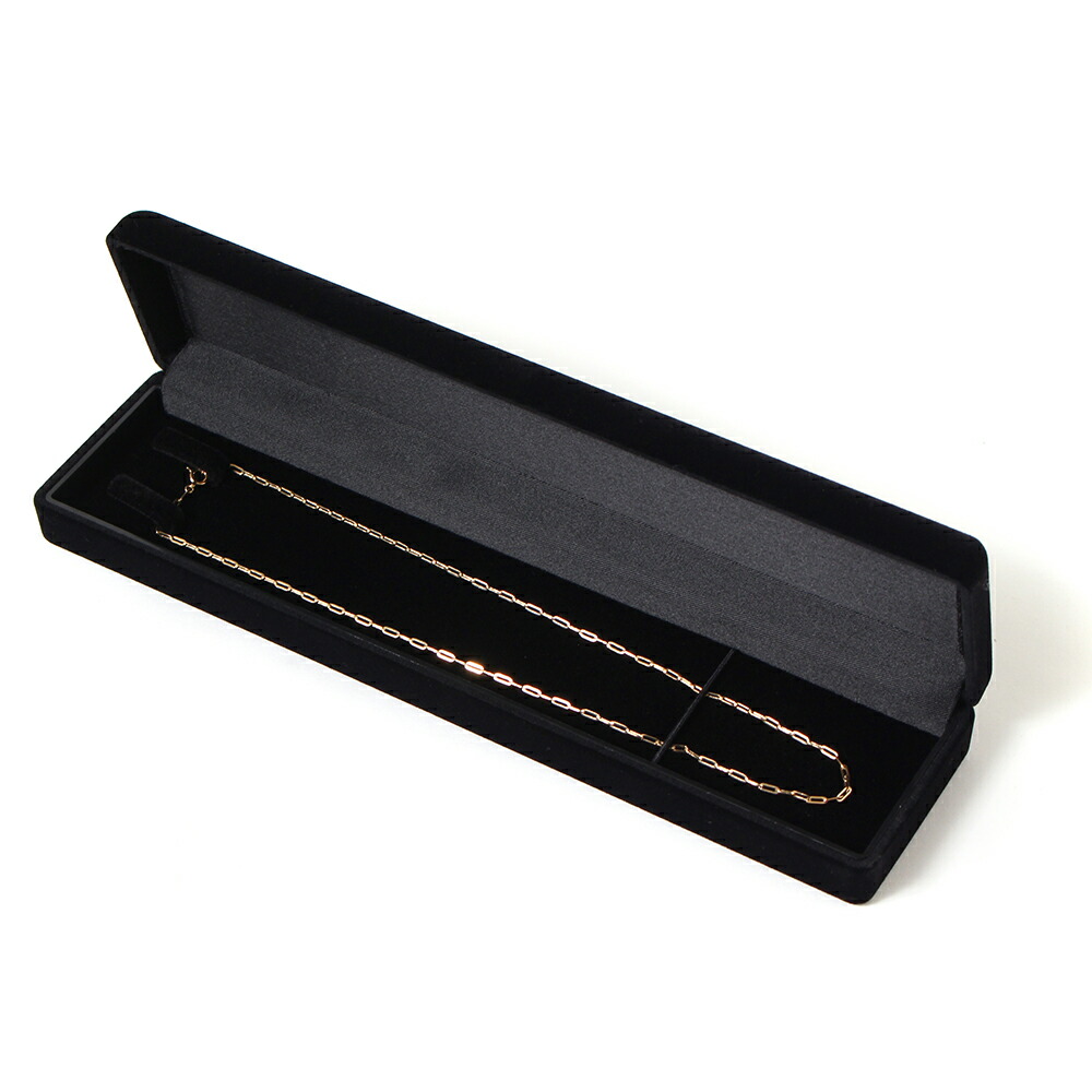 楽天市場】クリップチェーン ネックレス 18金 チェーン だけ 40cm 45cm