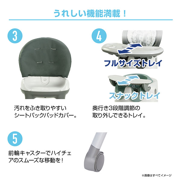 楽天市場】グレコ 7in1 フロアツーテーブル GRACO ハイチェア