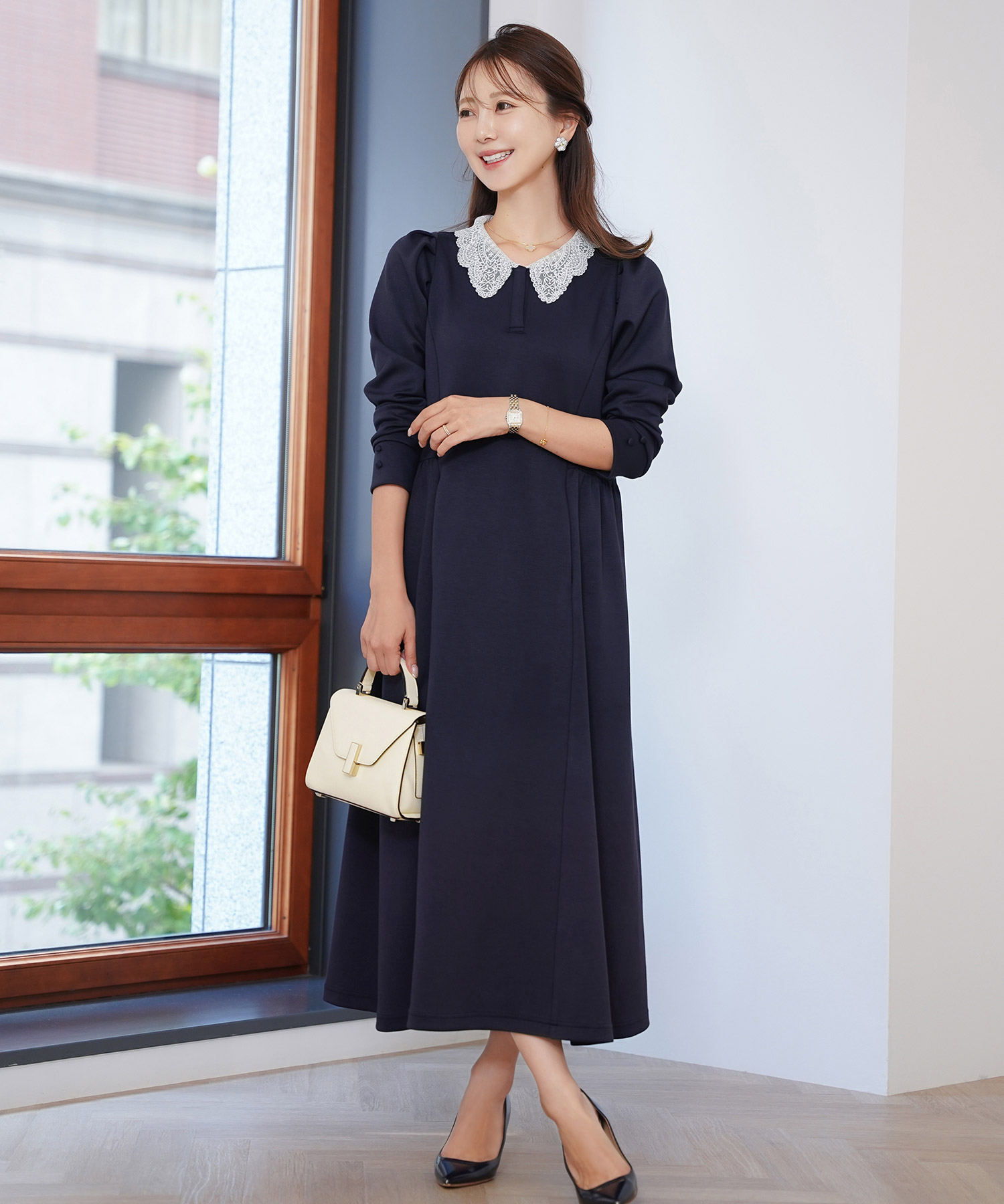 楽天市場】入学式 入園式 ママ ワンピース カットソー 厚手 あったか