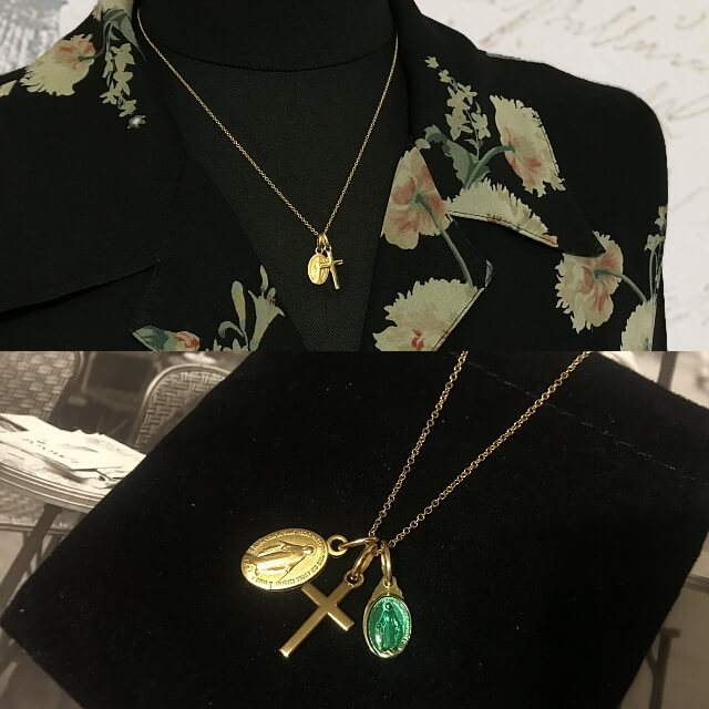 楽天市場】K18(18金)ミニクロス 十字架 フランス教会正規品 ペンダント