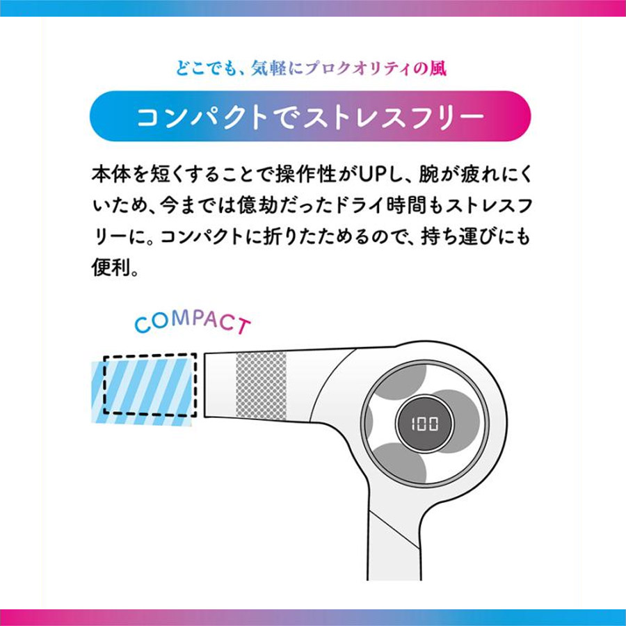 楽天市場】クレイツ エレメア ドライ ケアポータブル 1200W ドライヤー