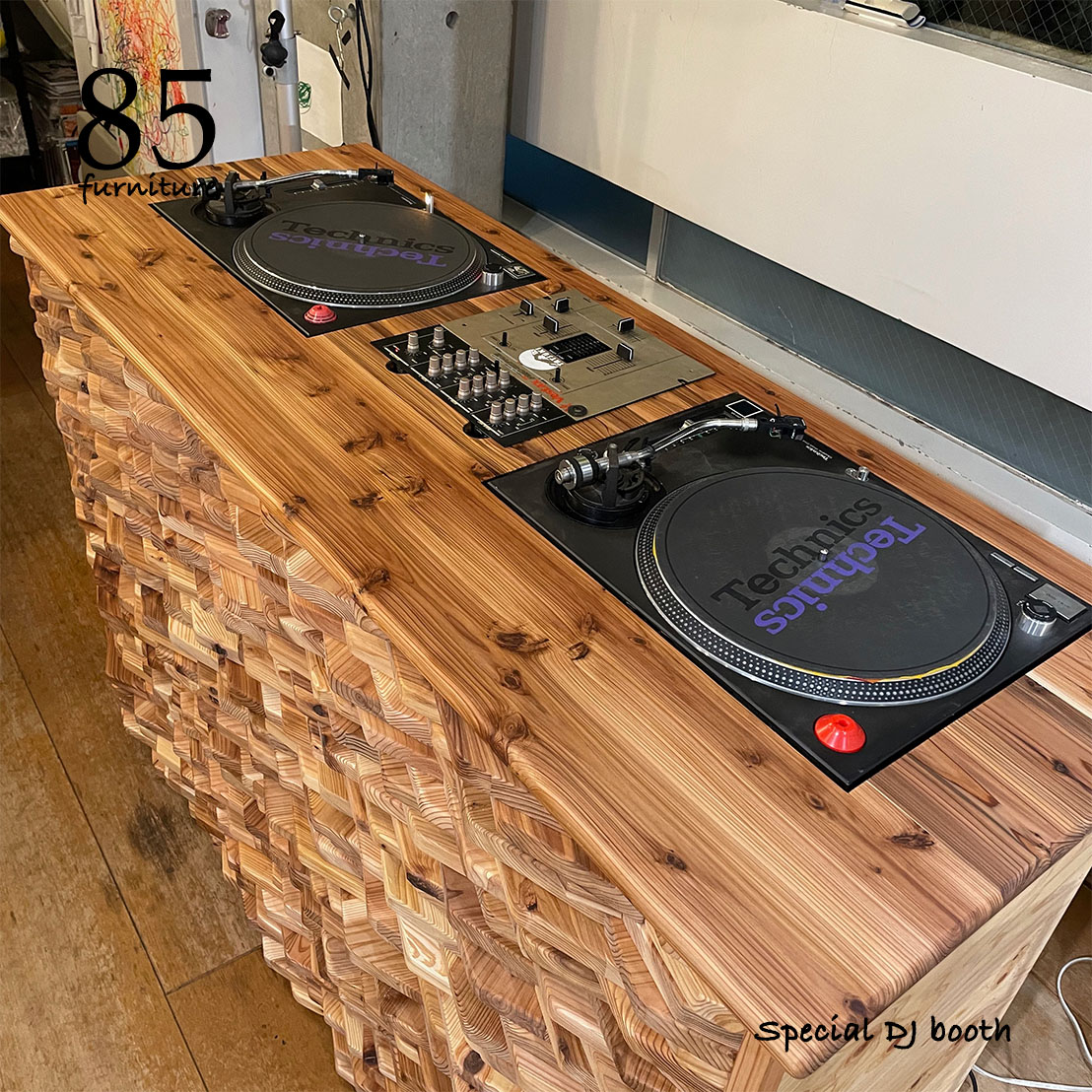 楽天市場】【DJブース】 DJテーブル レコードラック サスティナブル