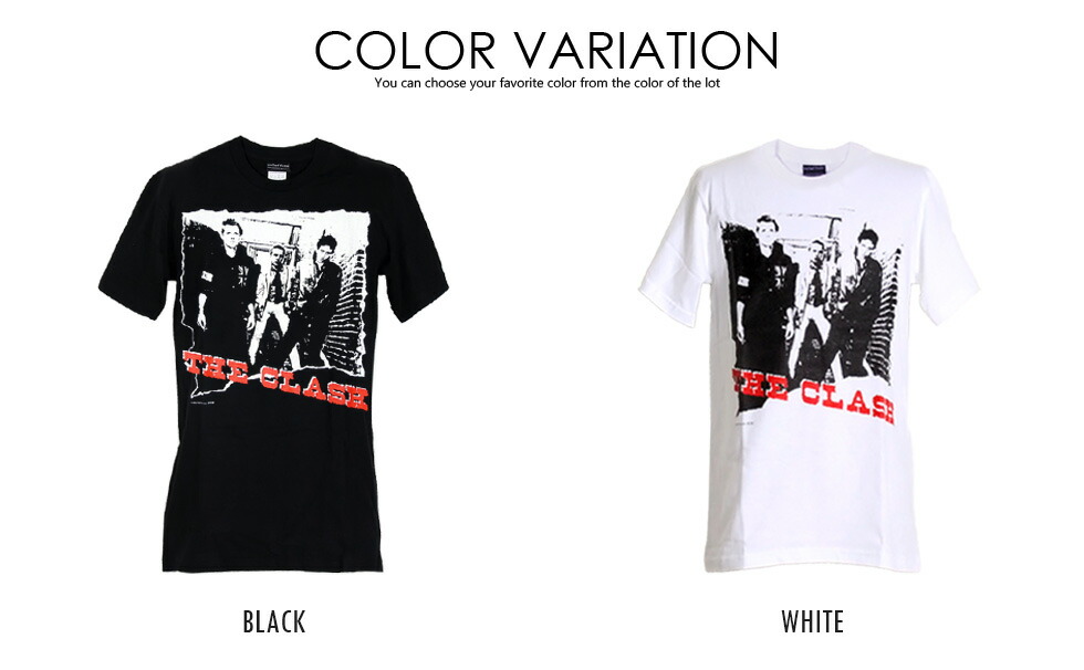 楽天市場】]The Clash Tシャツ ザ・クラッシュ ロックTシャツ バンドT