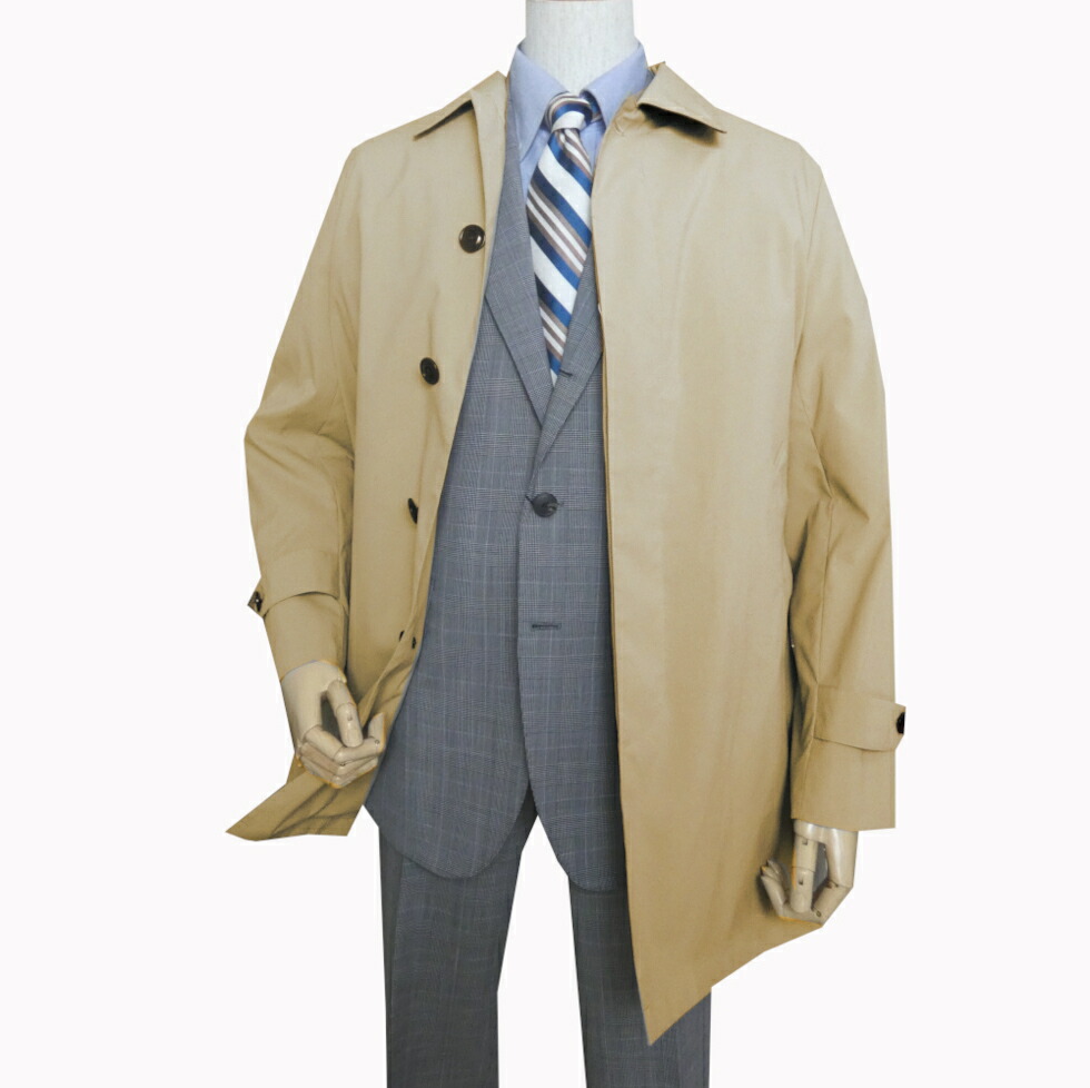 楽天市場】ジェイプレス(J.PRESS) 超軽量 ステンカラーコート ベージュ