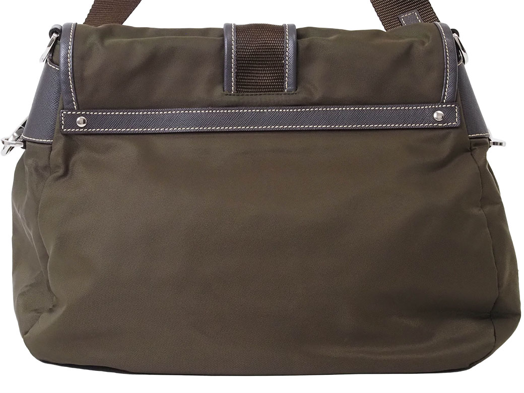 楽天市場】プラダ PRADA ナイロン ショルダーバッグ フラップベルト