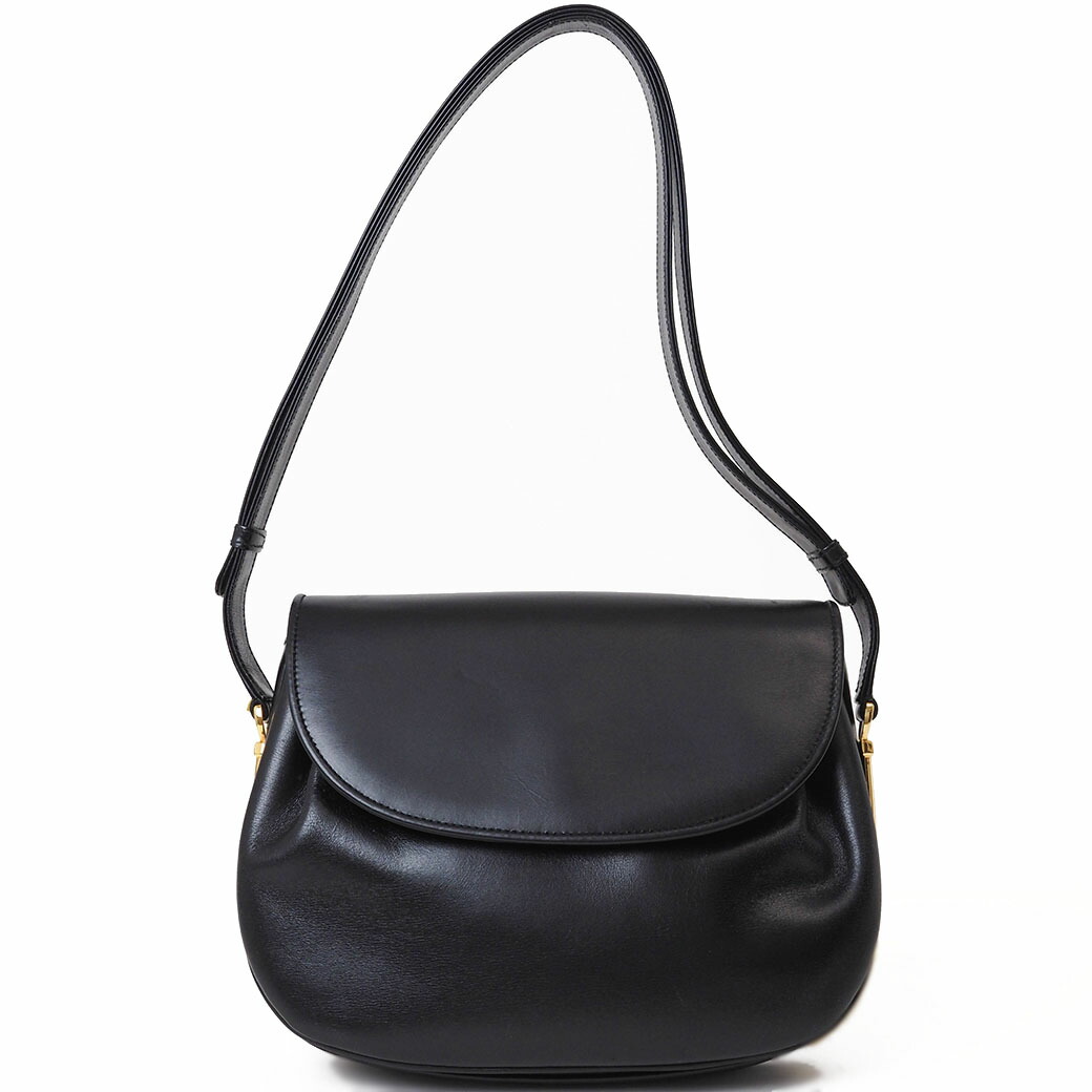 楽天市場】グッチ GUCCI フラップ ショルダーバッグ ブラック 黒