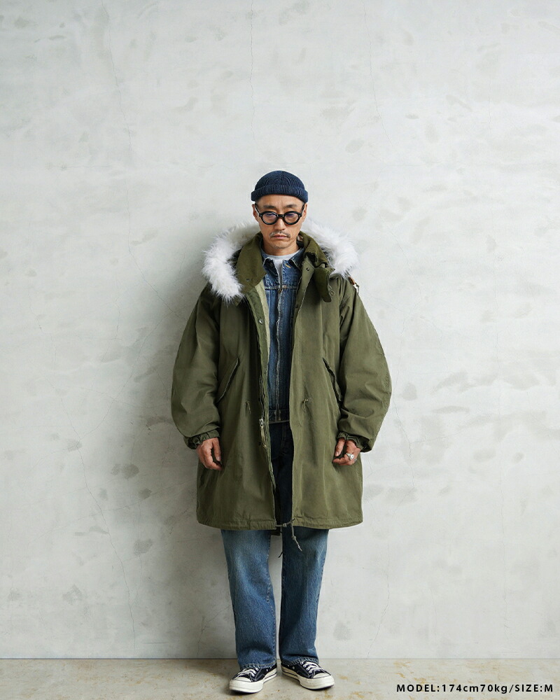 楽天市場】WAIPER.inc 米軍 M-65 フィッシュテールパーカー PRIMALOFT