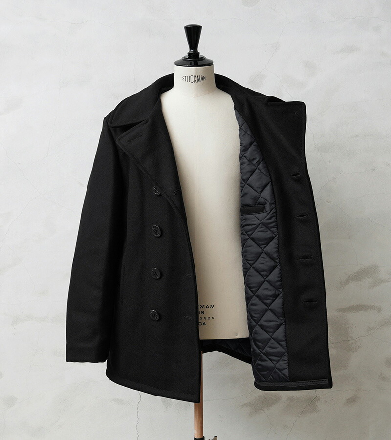 T*2様 美品 SCHOTTピーコート キルティング USA製 碇ボタンヴィンテ