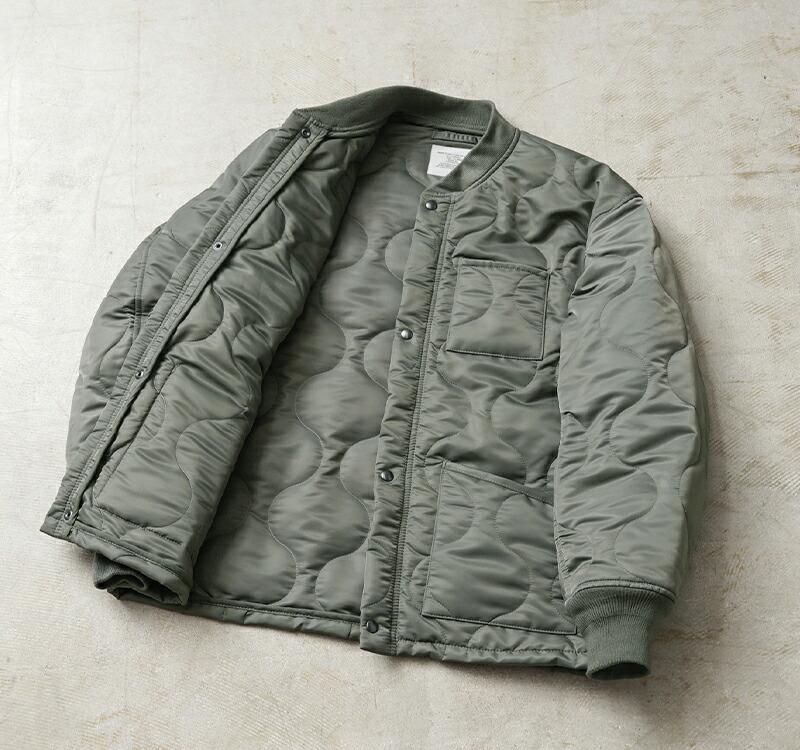 楽天市場】WAIPER.inc 米軍 CWU-9/P キルティングライナージャケット