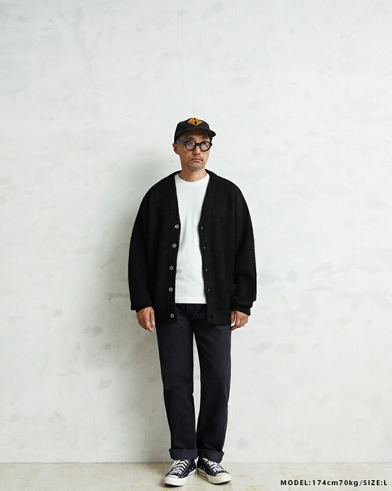 楽天市場】WAIPER.inc モヘアニット カーディガン SOLID【WP1072】【T