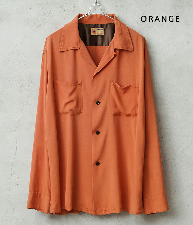 楽天市場】WAIPER×TOWN CRAFT TC25S006WP Rayon Open Collar Shirts