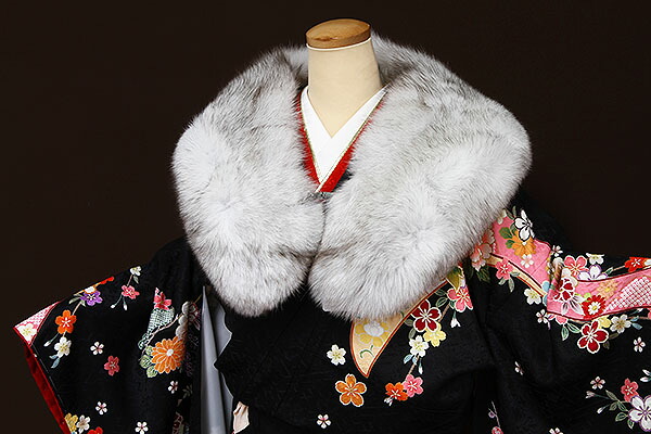 楽天市場】ショール フォックス 成人式 振袖 洋装 ブルーフォックス