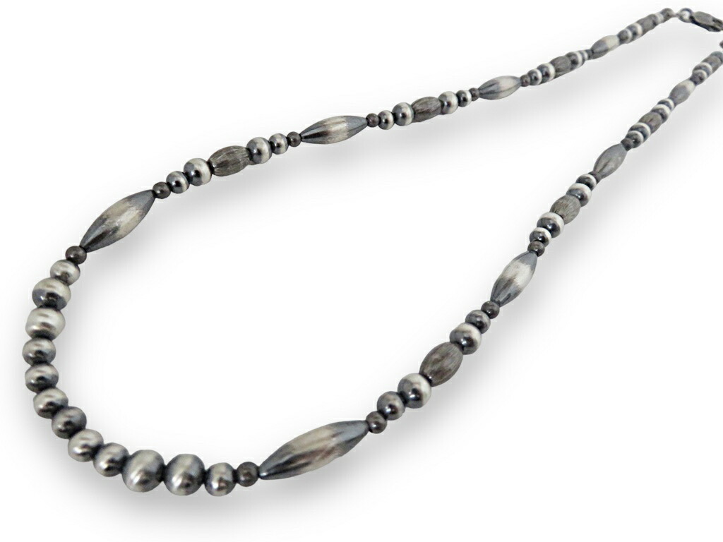 楽天市場】ナバホパールビーズ ネックレス シルバー925 インディアン