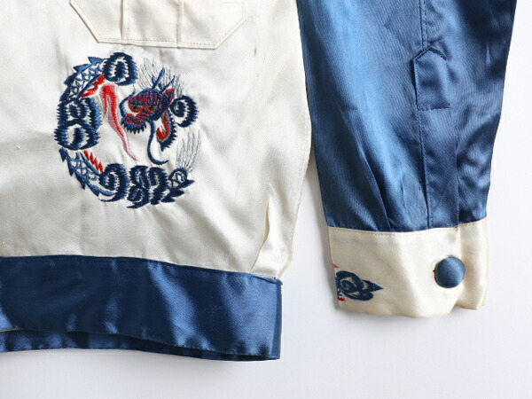 楽天市場】50's ☆ JAPAN 龍 刺繍 サテン スーベニア スカ シャツ