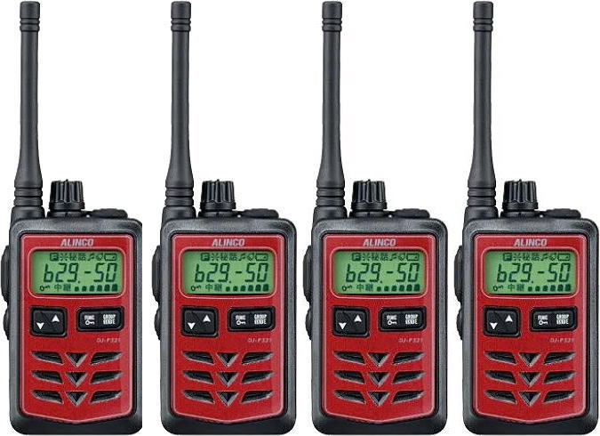 ALINCO DJ-131 トランシーバー 赤 黒 ALINCO DJ-131 トランシーバー 赤