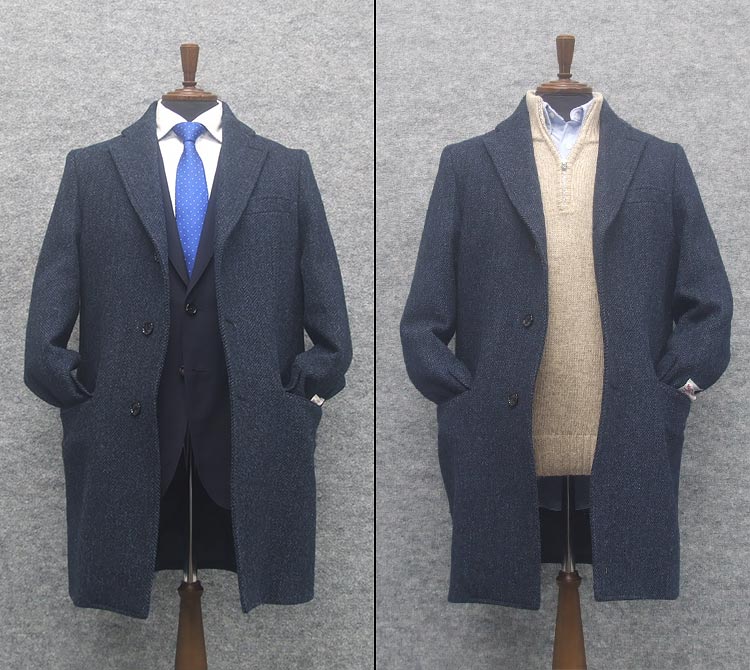 楽天市場】英国生地 [Harris Tweed]ハリスツイード チェスターコート