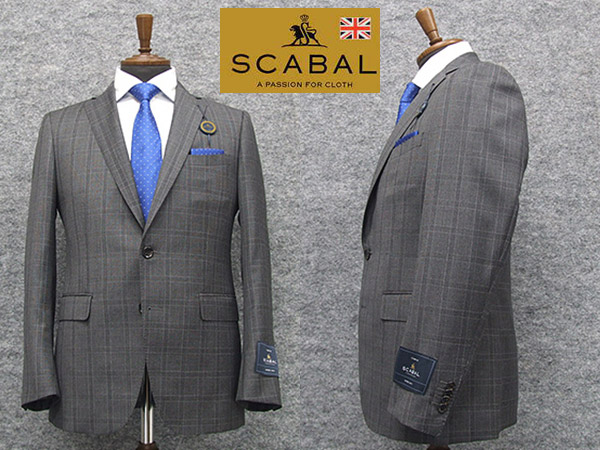楽天市場】秋冬物 [Scabal] スキャバル スタイリッシュ2釦シングル