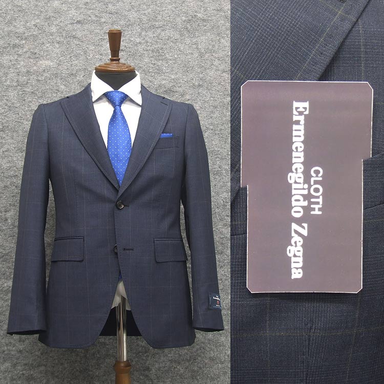 楽天市場】春夏物 藍紺/チェック [Ermenegildo Zegna] ゼニア TROPICAL