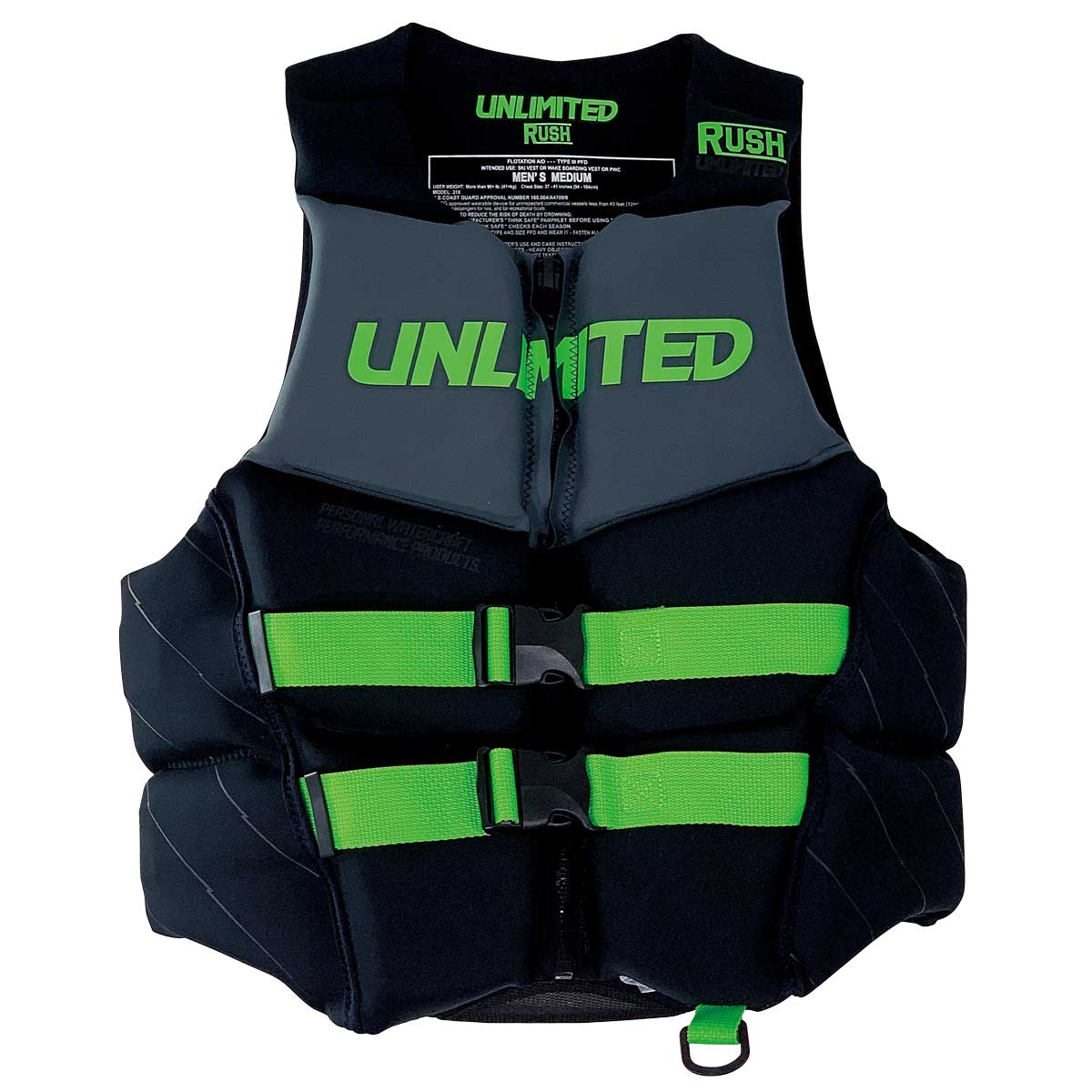 楽天市場】UNLIMITED RUSH ライフジャケット 大人用 水上バイク