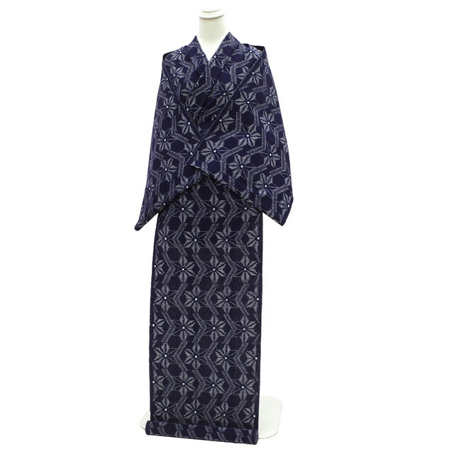 楽天市場】【新古品】 本場久留米絣 着物 着尺 反物 木綿 綿紬 手織り