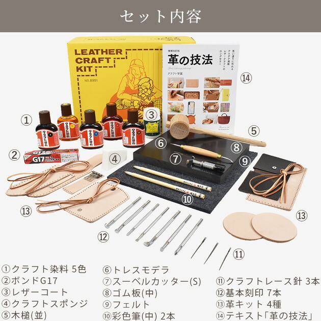 楽天市場】クラフト社 レザークラフトキット 宅配便送料無料 □ 入門