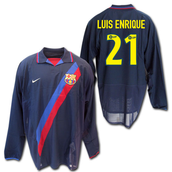 楽天市場】【ナンバー無料】 FCバルセロナ 02/03、 03/04 選手用・2重