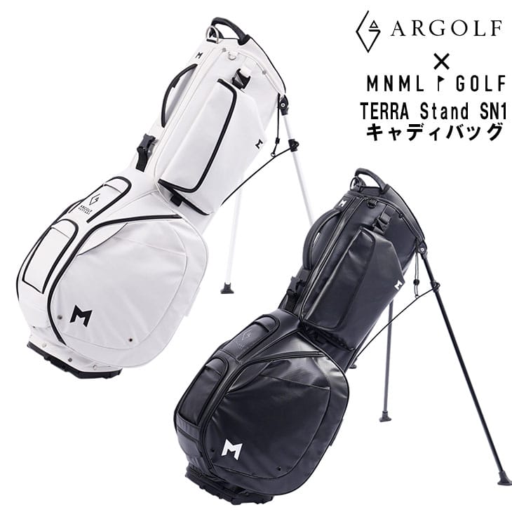 楽天市場】ARGOLF×MNML GOLF コラボ キャディバッグ TERRA Stand SN1