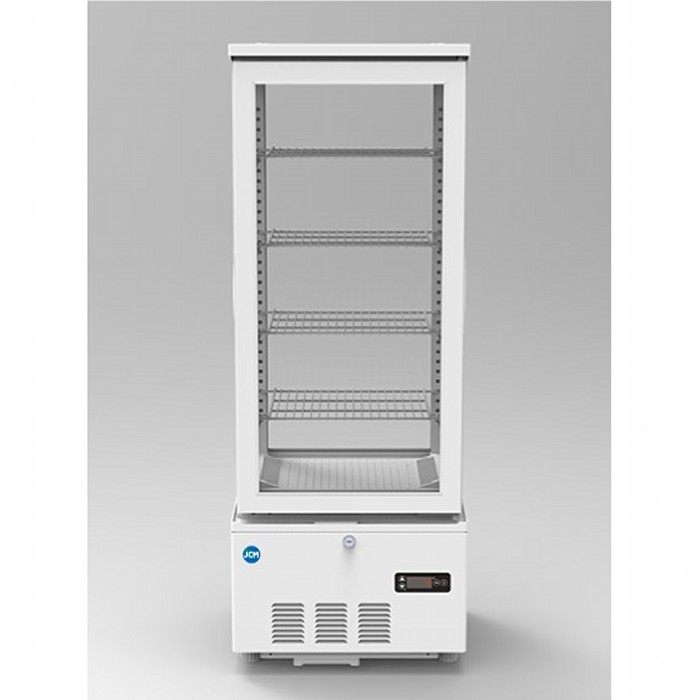 楽天市場】JCM 4面ガラス冷蔵ショーケース 片面扉 2℃〜12℃ 92L JCMS-98