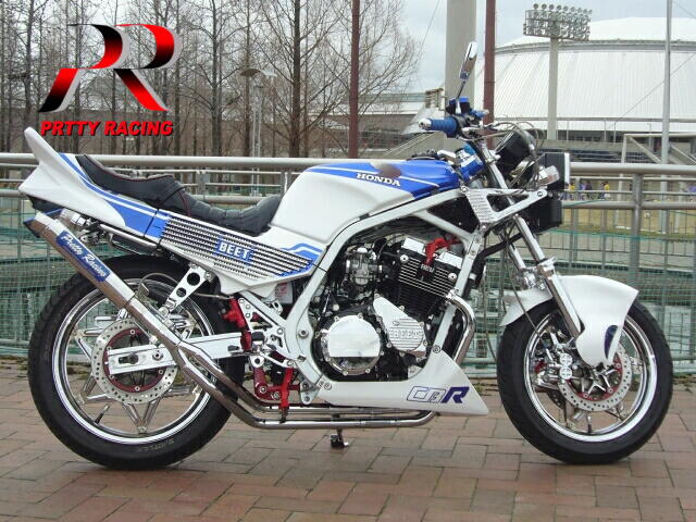 楽天市場】HONDA CBR400F 分割式 45π (爆) PRETTY管 マフラー