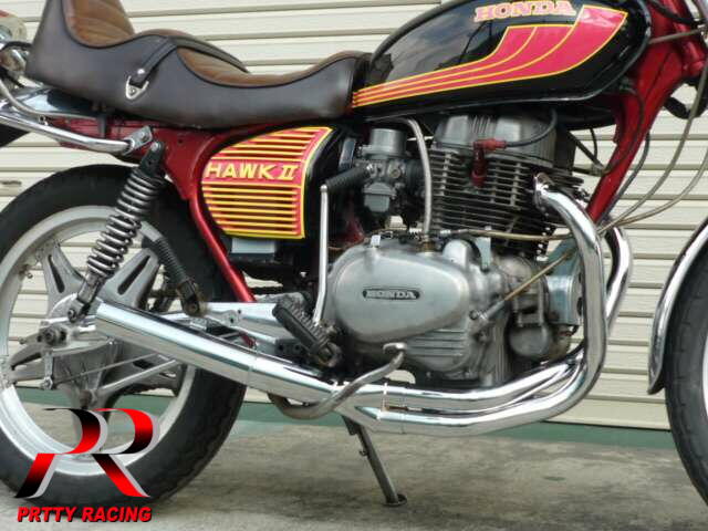 楽天市場】HONDA CB250T CB400T ホーク2 忍 サイドクロス ショート 管