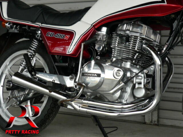 楽天市場】HONDA CB250N CB400N ホーク3 極 サイドクロス管 メガホン