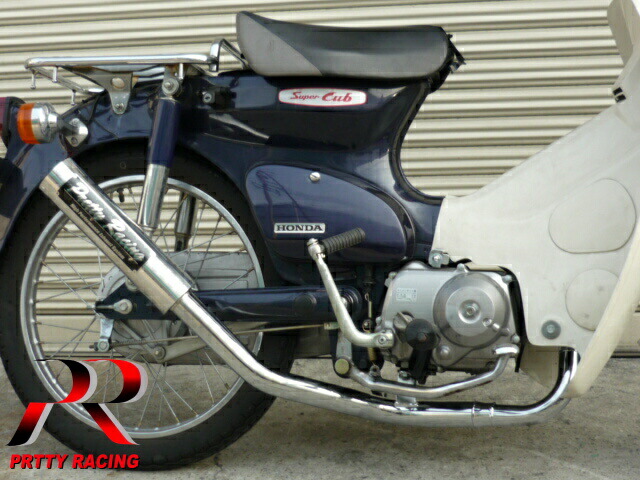 楽天市場】HONDA スーパーカブ メッキ （PRETTY管） マフラー