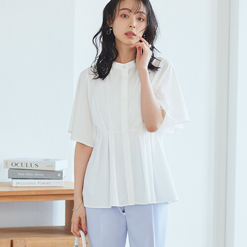 楽天市場】【洗える】レディース ブラウス トップス シャツ オフィス