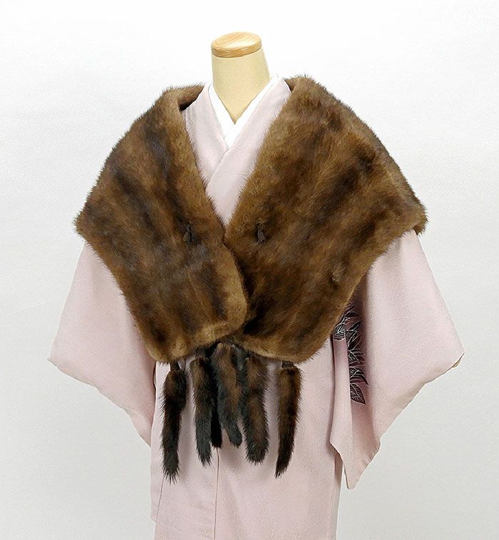 楽天市場】＼10％クーポン+ポイント10倍／ショール ミンク 毛皮