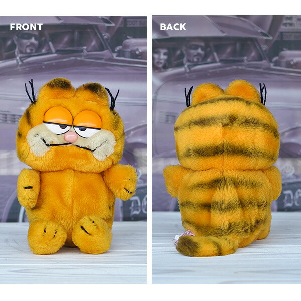 楽天市場】海外直輸入 USED品 ガーフィールド ぬいぐるみ M