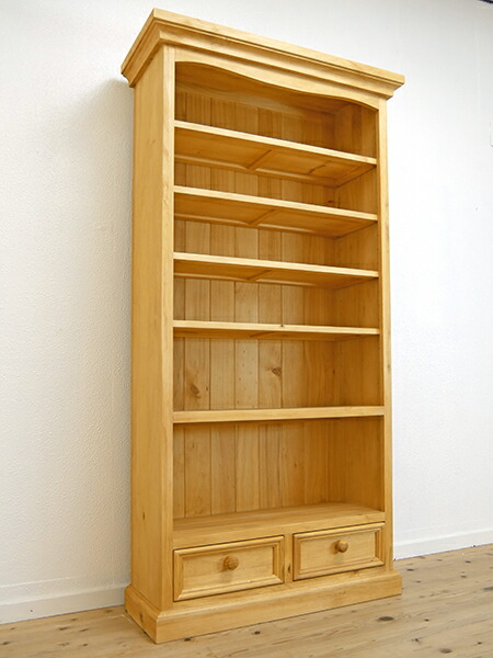 楽天市場】カントリー本棚 【カントリー パイン ブックシェルフ ks-02