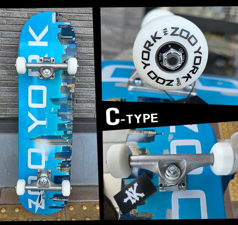 楽天市場】ZOOYORK ズーヨーク 8.0インチ スケボー スケートボード