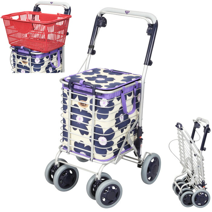 楽天市場】ショッピングカート シルバーカー 買い物 折りたたみ